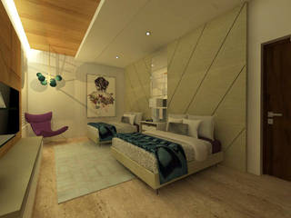 CASA NV01, Miranda Paez Arquitectura Interior Miranda Paez Arquitectura Interior Modern style bedroom