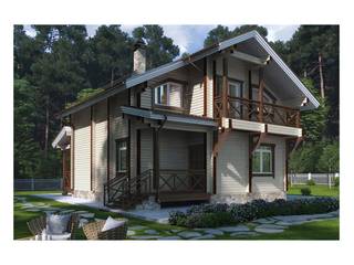 Индивидуальный дом из клееного бруса, Home Architect Home Architect Passive house