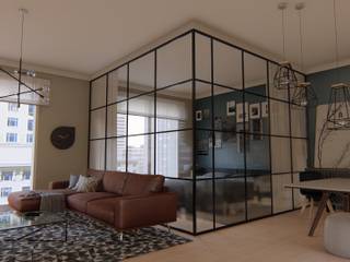 Projetos de interiores, JM Maquetes Design JM Maquetes Design Minimalist living room Wood-Plastic Composite