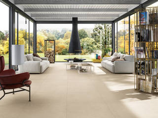 PAVIMENTO IN GRES PORCELLENATO C.D’ESTE CHAMPAGNE CLUNY 75x75x1.4, Italgres Outlet Italgres Outlet モダンな 壁&床 セラミック