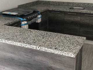 COCINA INTEGRAL GRANITO, MARMOLES CANTO CANCUN MARMOLES CANTO CANCUN Modern Kitchen Granite