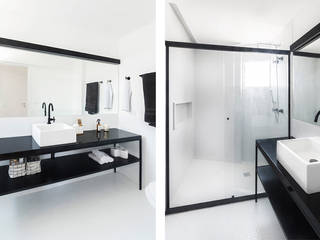 Reforma do Apartamento da Lucy, INÁ Arquitetura INÁ Arquitetura Minimalist style bathroom