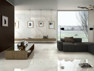 PAVIMENTO IN GRES C.D’ESTE CALACATTA EXEDRA 90x90x1.4, Italgres Outlet Italgres Outlet Paredes y pisos de estilo moderno Cerámico