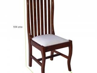 Dining Room Chairs, Wooddekor Wooddekor Comedores de estilo asiático Madera Acabado en madera