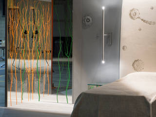 Joy hostpiarity - Hotel room concept -, Kazuyo Komoda (Design Studio) Kazuyo Komoda (Design Studio) Spazi commerciali
