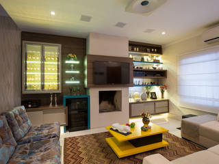 Sala Estar e Jantar - Residência Tristeza INOVA Arquitetura Salas de estar modernas