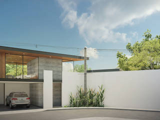 CASA EN CASCADA, DELTA arquitectos DELTA arquitectos Casas unifamiliares Madera Acabado en madera