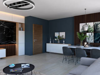 Salon - İç Mekan Görselleştirme, Dündar Design - Mimari Görselleştirme Dündar Design - Mimari Görselleştirme Modern Living Room