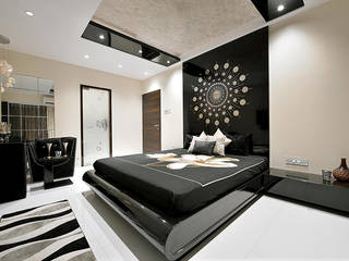 Kannur Bedroom, i17 Design Studio i17 Design Studio Спальня в стиле модерн