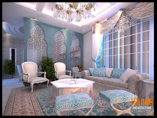 Morrocan Style Interior, CV Leilinor Architect CV Leilinor Architect ห้องนั่งเล่น