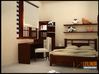 Modern Minimalist House, CV Leilinor Architect CV Leilinor Architect Modern style bedroom