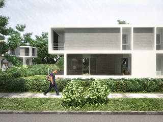 5 Casas en Miami, RRA Arquitectura RRA Arquitectura Jardines en la fachada Madera Acabado en madera