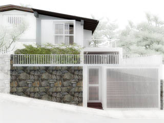 Lomas de Las Mercedes, RRA Arquitectura RRA Arquitectura Cửa nhà để xe Cục đá