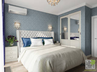 Спальня, Елена Марченко (Киев) Елена Марченко (Киев) Eclectic style bedroom