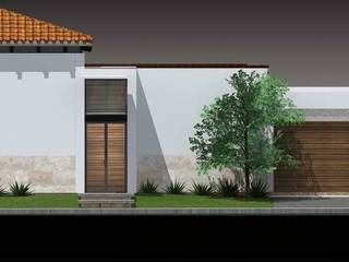 CASA HJ, arquitectura+proyectos arquitectura+proyectos Casas modernas: Ideas, diseños y decoración Concreto reforzado Blanco