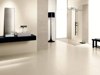 PAVIMENTO IN GRES PORCELLENATO KERLITE WHITE BLACK&WHITE 100x100x0.35, Italgres Outlet Italgres Outlet モダンな 壁&床 セラミック