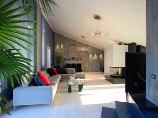 Sfumature di blu, Studio Ferlenda Studio Ferlenda Mediterranean style living room