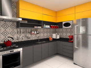 Cozinha LF, Mais Arquitetura Paraíba Mais Arquitetura Paraíba Modern kitchen