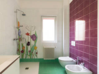 Abitazione privata , Lorenzo Colonna Architetto Lorenzo Colonna Architetto Modern bathroom سرامک