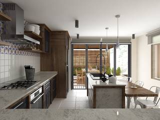 Casa Naranjos 32, Soma & Croma Soma & Croma Built-in kitchens Solid Wood Multicolored