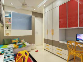 Kids room N design studio,Interior Designer Mumbai Teen bedroom
