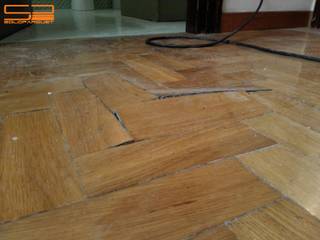 Riparazione e rilamatura di parquet danneggiato, Soloparquet Srl Soloparquet Srl