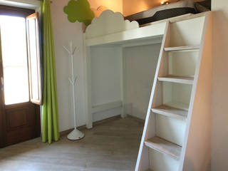Letto a soppalco, Essenza Legno Essenza Legno Classic style nursery/kids room