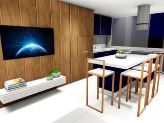 Pequeno apartamento moderno, Studio² Studio² Nowoczesny salon