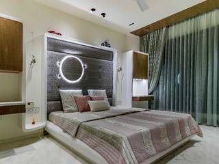 florence, J9 Associates J9 Associates Asian style bedroom Leather Grey