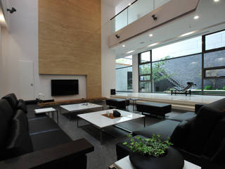 室內設計 SF House, 黃耀德建築師事務所 Adermark Design Studio 黃耀德建築師事務所 Adermark Design Studio Minimalist living room