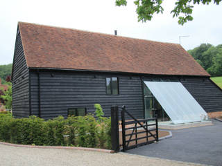 Structural Glass Porch To Barn Conversion, Ion Glass Ion Glass منازل زجاج