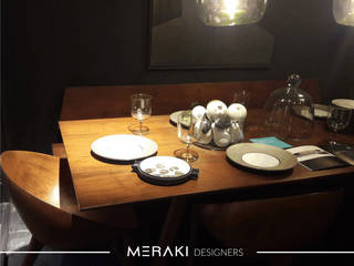 Meraki Designers, Meraki Designers Meraki Designers モダンデザインの ダイニング