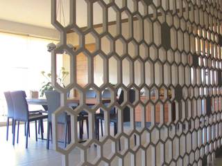 Celosía divisoria, Panel Store Morelia Panel Store Morelia Modern dining room Wood Wood effect