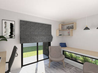 Northcliff Extention, A4AC Architects A4AC Architects Study/office Bricks
