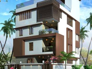 7 Bhk house - Floor plan and Interior designs in Bangalore, Idea Associates Idea Associates