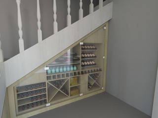 New Stairs Storage A4AC Architects Stairs Wood Wood effect