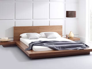 Lugo Japon Karyola Ceviz Naturel Kaplama, Homelli Homelli Modern style bedroom