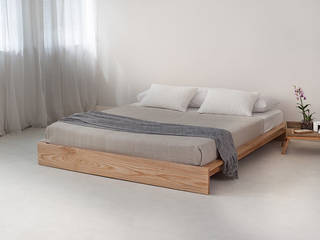 Naturity Alçak Masif Karyola, Homelli Homelli Modern style bedroom