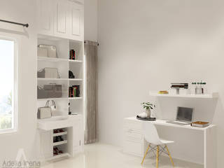 Klasik Modern, PEKA INTERIOR PEKA INTERIOR Classic style bedroom Engineered Wood White