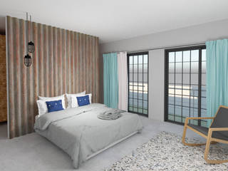 Silverton House Revamp, A4AC Architects A4AC Architects Modern style bedroom Bricks