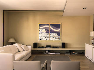 Private House, Sara Bellini Architetto Sara Bellini Architetto Modern living room Amber/Gold