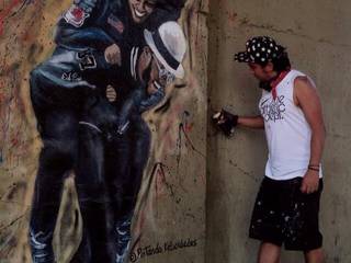 Street Art , Pintando Felicidades Pintando Felicidades 長屋