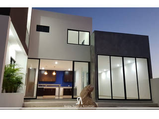 Casa Cutz en Mérida: moderna y vanguardista, SA ARQUITECTURA Y CONSTRUCCION SA ARQUITECTURA Y CONSTRUCCION บ้านเดี่ยว คอนกรีต