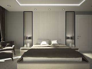 Yatak odası tasarım, FA - Fehmi Akpınar İç Mimarlık FA - Fehmi Akpınar İç Mimarlık Moderne Schlafzimmer