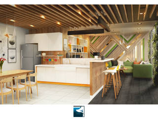 ฺฺInterior Design : AFD & Proparco Office, Blufox eco-solution Co., Ltd. Blufox eco-solution Co., Ltd. Commercial spaces
