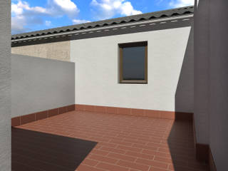 Terraza mediterránea , Glancing EYE - Modelado y diseño 3D Glancing EYE - Modelado y diseño 3D