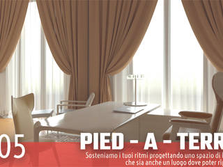#05 - Pied-a-terre, Il Migliore Architetto Il Migliore Architetto Phòng học/văn phòng phong cách hiện đại