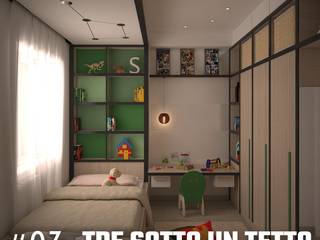 #03 - Tre Sotto un Tetto, Il Migliore Architetto Il Migliore Architetto Modern style bedroom