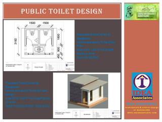 Public Toilet design , Idea Associates Idea Associates Modern bathroom اینٹوں