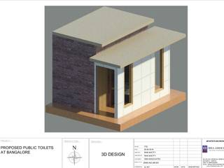 Public Toilet design , Idea Associates Idea Associates Modern bathroom اینٹوں